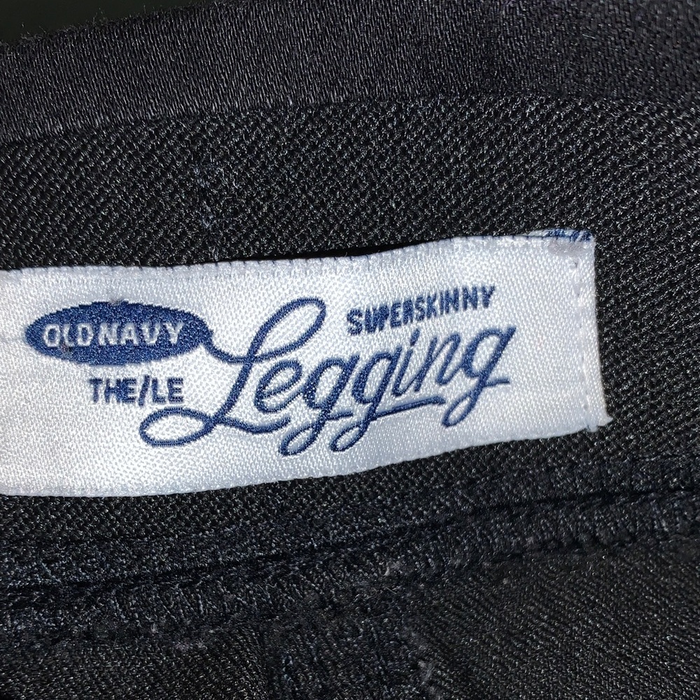 Old Navy Black Superskinny Leggings